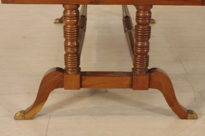 Desk, brass, leather, bronze, mahogany, 900, England, #bottega, #mobiliinstile, #dimanoinmano