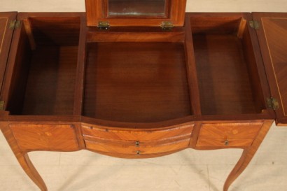 toilet, inlays, mahogany, late Baroque, floral, bois de rose, veneered, 900, made in italy, #bottega, #mobiliinstile, #dimanoinmano