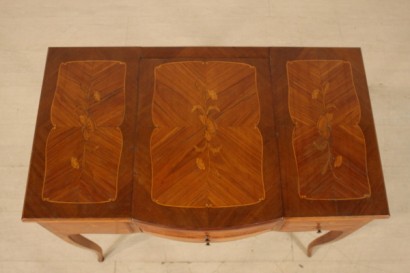 toilet, inlays, mahogany, late Baroque, floral, bois de rose, veneered, 900, made in italy, #bottega, #mobiliinstile, #dimanoinmano