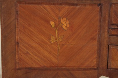 toilet, inlays, mahogany, late Baroque, floral, bois de rose, veneered, 900, made in italy, #bottega, #mobiliinstile, #dimanoinmano