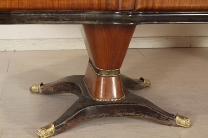 Mobile, de 50 años, palisandro, vidrio, latón decoración pintada, hecha en Italia, #modernariato, #mobilio, #dimanoinmano