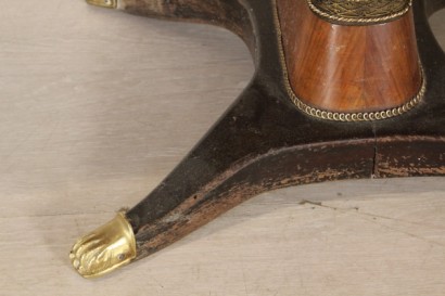 Mobile, de 50 años, palisandro, vidrio, latón decoración pintada, hecha en Italia, #modernariato, #mobilio, #dimanoinmano