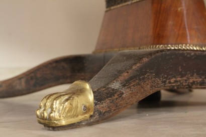 Mobile, de 50 años, palisandro, vidrio, latón decoración pintada, hecha en Italia, #modernariato, #mobilio, #dimanoinmano