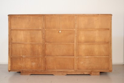 armario, 40 años, decorado, enchapado madera, arce, nogal, hecha en Italia, #modernariato, #mobilio, #dimanoinmano