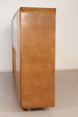 armario, 40 años, decorado, enchapado madera, arce, nogal, hecha en Italia, #modernariato, #mobilio, #dimanoinmano