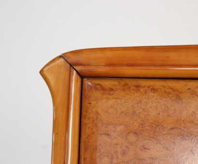 armario, 40 años, decorado, enchapado madera, arce, nogal, hecha en Italia, #modernariato, #mobilio, #dimanoinmano