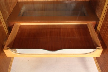 armario, 40 años, decorado, enchapado madera, arce, nogal, hecha en Italia, #modernariato, #mobilio, #dimanoinmano