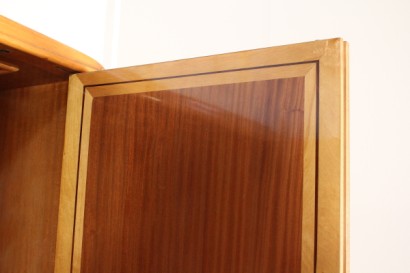 armario, 40 años, decorado, enchapado madera, arce, nogal, hecha en Italia, #modernariato, #mobilio, #dimanoinmano