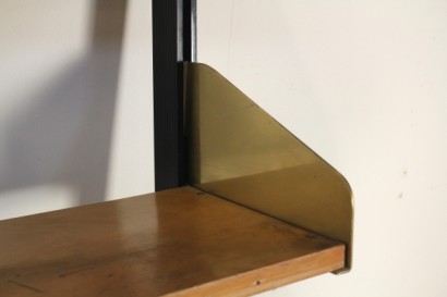 librero, feal, caoba, latón, metal, años 50, 60, #moderno, #muebles, # {* $ 0 $ *}