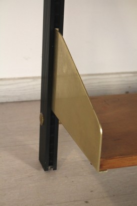 librero, feal, caoba, latón, metal, años 50, 60, #moderno, #muebles, # {* $ 0 $ *}