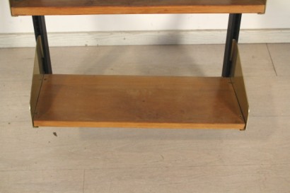 librería, feal, caoba, madera contrachapada, latón, metal, años 50, 60, #modern, #muebles, # {* $ 0 $ *}