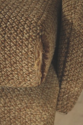 Sillones, 50 años, tapicería, latón metal, tela, hechos en Italia, #modernariato, #poltrone, #dimanoinmano