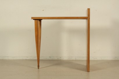 muebles retro, accesorios, consola, consola de 50 años en la haya, consola de madera de haya, virola de cobre amarillo, #dimanoinmano, #modernariato, #complementi