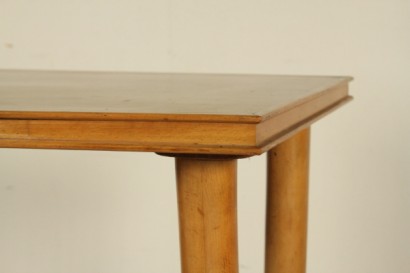 muebles retro, accesorios, consola, consola de 50 años en la haya, consola de madera de haya, virola de cobre amarillo, #dimanoinmano, #modernariato, #complementi