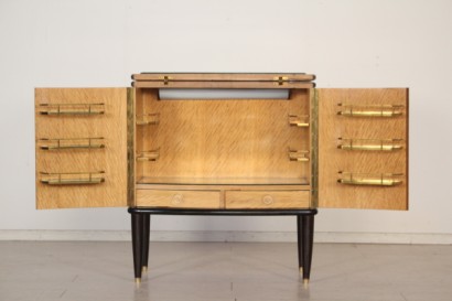 , Muebels para bares, enchapado de madera, madera, latón, hecho en Italia, #modernariato, #mobilio, #dimanoinmano