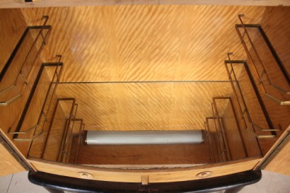 , Muebels para bares, enchapado de madera, madera, latón, hecho en Italia, #modernariato, #mobilio, #dimanoinmano