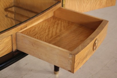 , Muebels para bares, enchapado de madera, madera, latón, hecho en Italia, #modernariato, #mobilio, #dimanoinmano