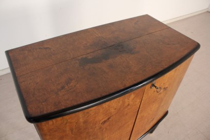 , Muebels para bares, enchapado de madera, madera, latón, hecho en Italia, #modernariato, #mobilio, #dimanoinmano