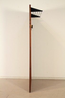 suspensión, 50 años, madera de teca, latón, metal, hecho en Italia, #modernariato, #complementi, #dimanoinmano