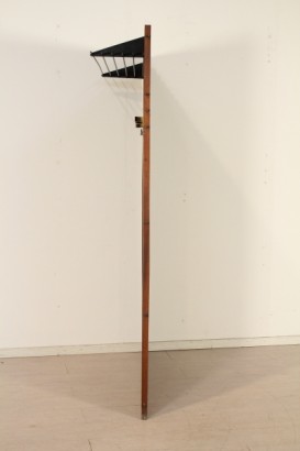 suspensión, 50 años, madera de teca, latón, metal, hecho en Italia, #modernariato, #complementi, #dimanoinmano