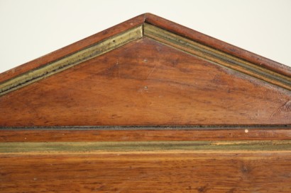 espejo, Psique, Imperio, nuez dorada, 800, hecha en Italia, #antiquariato, #specchi, #cornici, #dimanoinmano