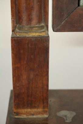 espejo, Psique, Imperio, nuez dorada, 800, hecha en Italia, #antiquariato, #specchi, #cornici, #dimanoinmano