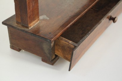 espejo, Psique, Imperio, nuez dorada, 800, hecha en Italia, #antiquariato, #specchi, #cornici, #dimanoinmano