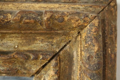 espejo, lacado, 700, hecho en Italia, #antiquariato, #specchi, #cornici, #dimanoinmano