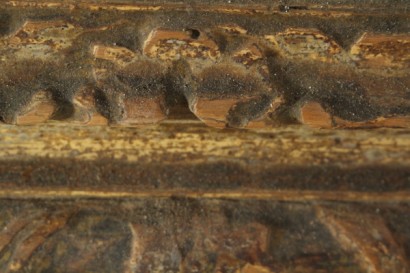 espejo, lacado, 700, hecho en Italia, #antiquariato, #specchi, #cornici, #dimanoinmano