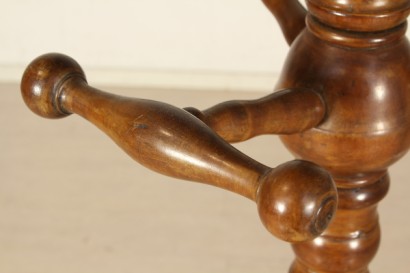 suspensión, redondo, 800 nogal, hecha en Italia, #bottega, #umbertino, #dimanoinmano