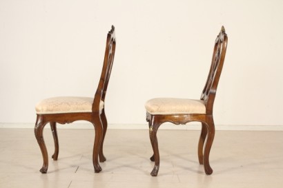 sillas, estilo barroco, dorado, 700, Veneto, nogal, hecha en Italia, #antiquariato, #sedie, #dimanoinmano