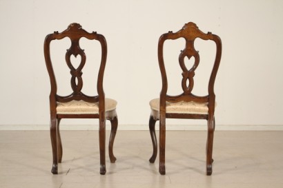 sillas, estilo barroco, dorado, 700, Veneto, nogal, hecha en Italia, #antiquariato, #sedie, #dimanoinmano