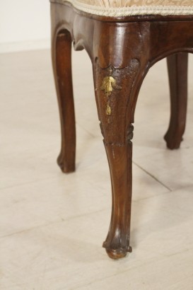 sillas, estilo barroco, dorado, 700, Veneto, nogal, hecha en Italia, #antiquariato, #sedie, #dimanoinmano