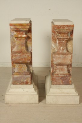 Consol, mármol, mármol rosado, cristal, 800, hecho en Italia, #made en Italia, #antiquariato, #altrimobili, #dimanoinmano