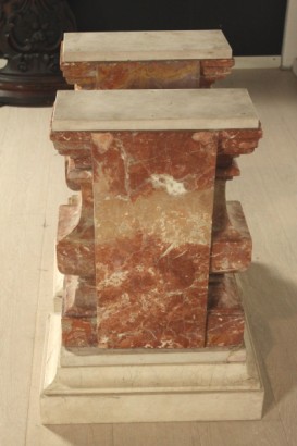 Consol, mármol, mármol rosado, cristal, 800, hecho en Italia, #made en Italia, #antiquariato, #altrimobili, #dimanoinmano