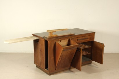 mobile, rovere, impiallacciato, anni 50, made in italy, #modernariato, #tavoli, #dimanoinmano