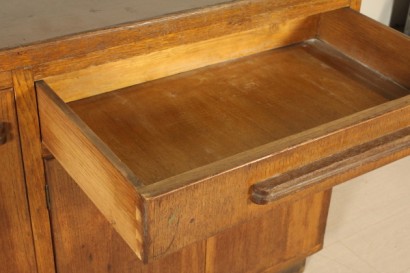 mobile, rovere, impiallacciato, anni 50, made in italy, #modernariato, #tavoli, #dimanoinmano