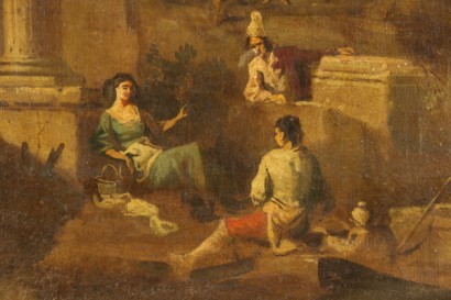 Kunst, Antiquität, Gemälde, paar Landschaften, Öl auf Leinwand, spätes 19., #arte, #pitturaantica, #dimanoinmano