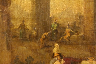 Kunst, Antiquität, Gemälde, paar Landschaften, Öl auf Leinwand, spätes 19., #arte, #pitturaantica, #dimanoinmano