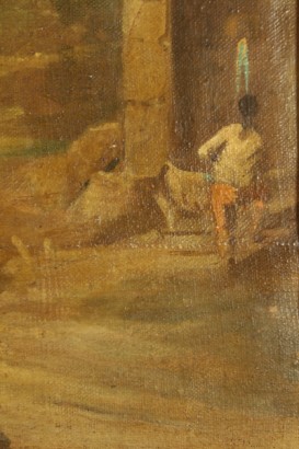 Kunst, Antiquität, Gemälde, paar Landschaften, Öl auf Leinwand, spätes 19., #arte, #pitturaantica, #dimanoinmano