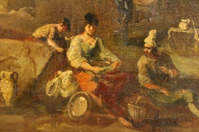 Kunst, Antiquität, Gemälde, paar Landschaften, Öl auf Leinwand, spätes 19., #arte, #pitturaantica, #dimanoinmano