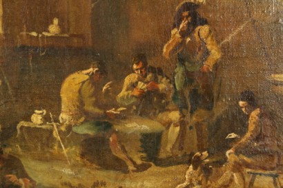 Kunst, Antiquität, Gemälde, paar Landschaften, Öl auf Leinwand, spätes 19., #arte, #pitturaantica, #dimanoinmano