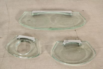 modernariato, complementi, Arredo per bagno, vetro molato, formica, ottone crometo, #modernariato, #complementi, #dimanoinmano