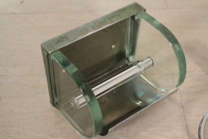 modernariato, complementi, Arredo per bagno, vetro molato, formica, ottone crometo, #modernariato, #complementi, #dimanoinmano