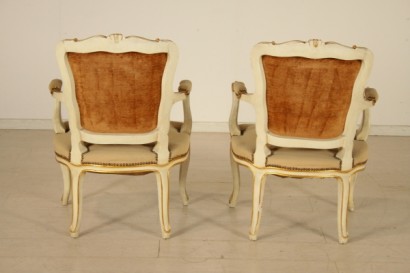 Coppia poltrone in stile Barocchetto