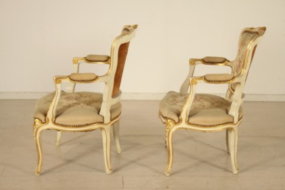 Coppia poltrone in stile Barocchetto