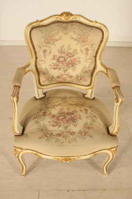 Coppia poltrone in stile Barocchetto