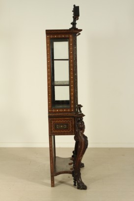 Featured, Elfenbein, Neo Gothic, Mahagoni, 800, 1800, hergestellt in Italien, #antiquariato, #librerie, #vetrine, #dimanoinmano