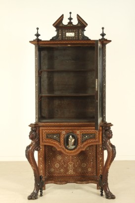 Featured, Elfenbein, Neo Gothic, Mahagoni, 800, 1800, hergestellt in Italien, #antiquariato, #librerie, #vetrine, #dimanoinmano