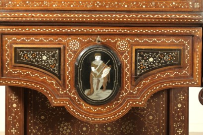 Featured, Elfenbein, Neo Gothic, Mahagoni, 800, 1800, hergestellt in Italien, #antiquariato, #librerie, #vetrine, #dimanoinmano